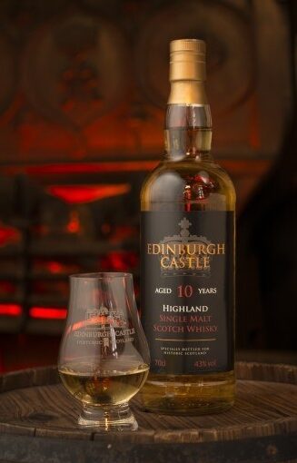 Edinburgh Castle Aged 10 Years