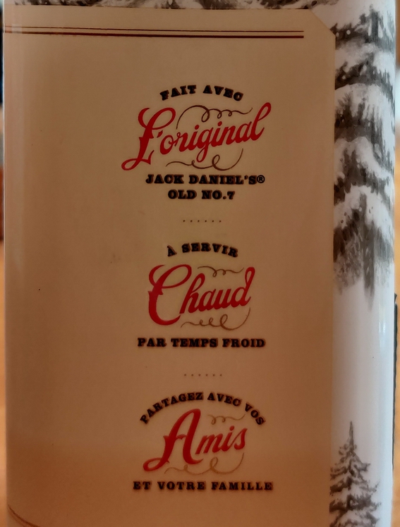 Jack Daniel's Winter Jack - Bottle side