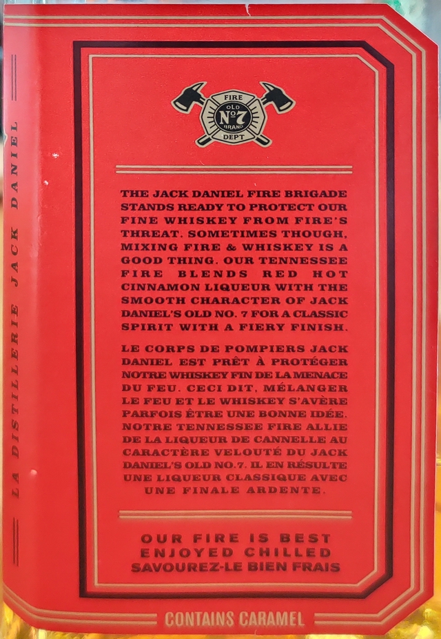 Jack Daniel’s Tennessee Fire - Side