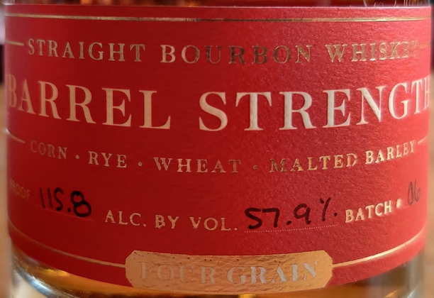 Penelope Barrel Strength Bourbon - Bottle front
